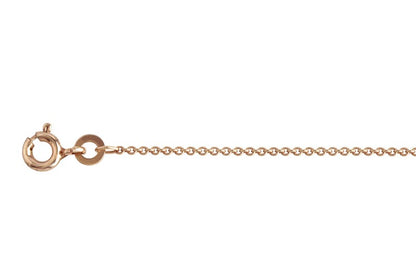 Collierkette Anker rund, 0,8 mm