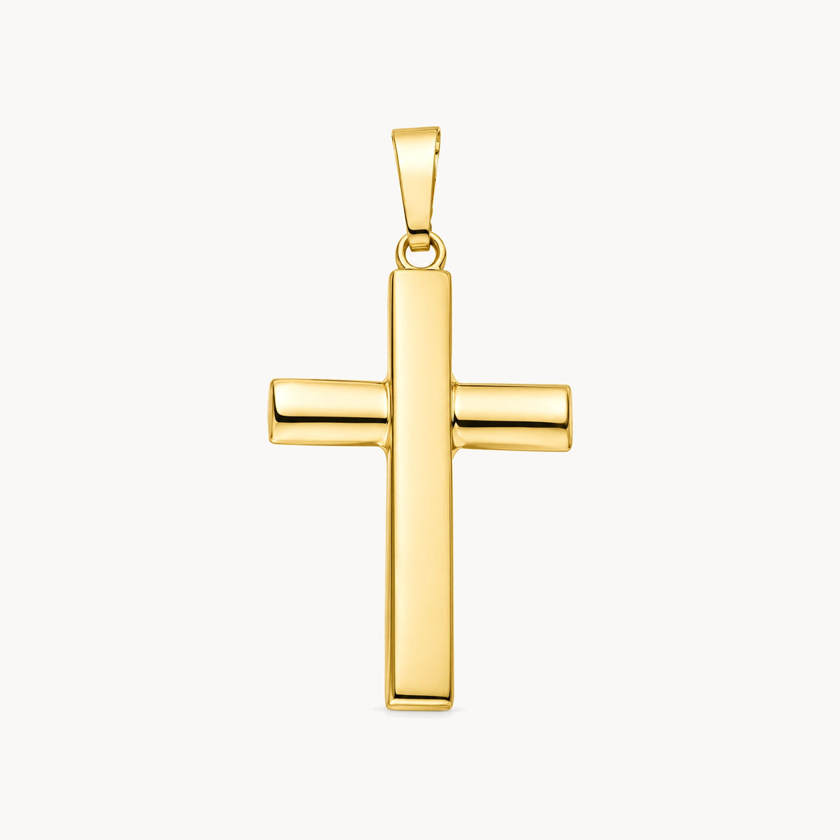 Kreuzanhänger in 333er Gelbgold