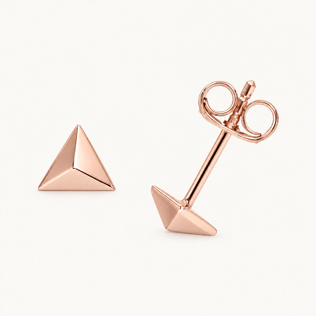 Ohrstecker in 925er Silber – rosé vergoldet