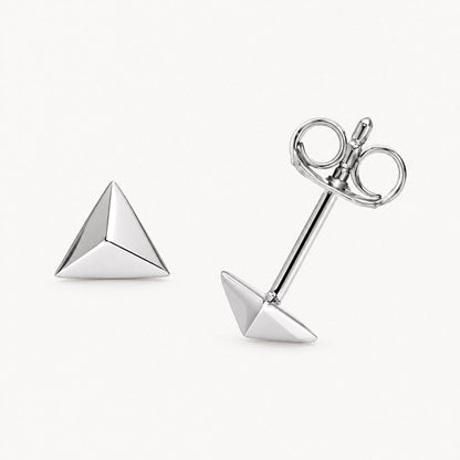 Ohrstecker in 925er Silber – rhodiniert
