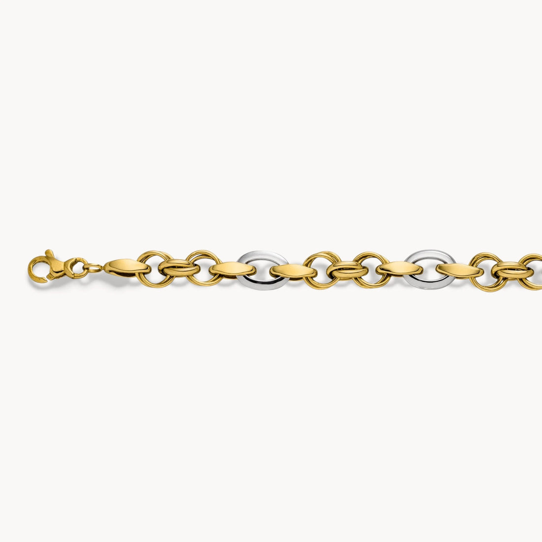 Armband &amp; Kette in 333er Gelb-/Weißgold