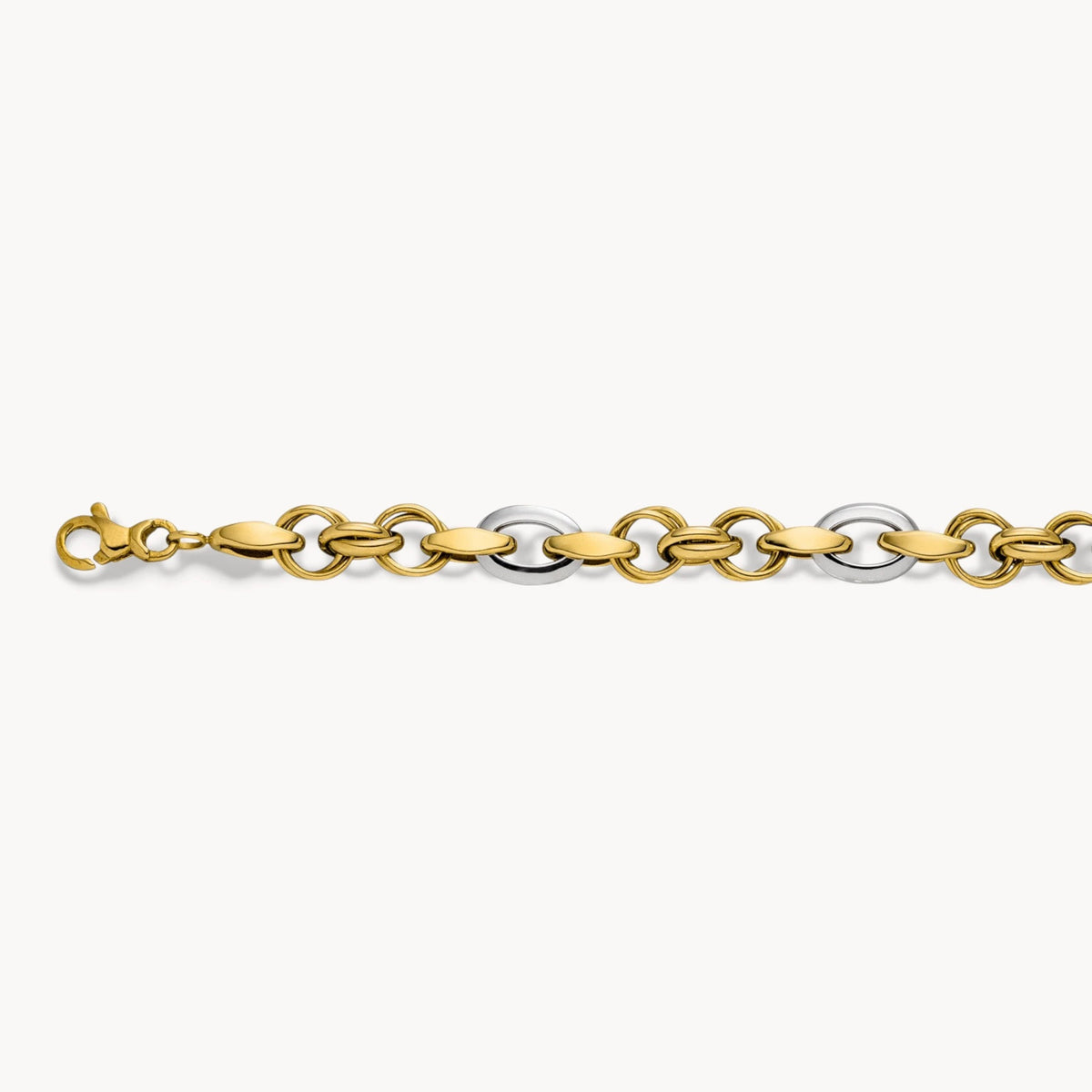 Armband &amp; Kette in 333er Gelb-/Weißgold