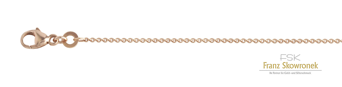 Collierkette Anker rund, 1,1 mm