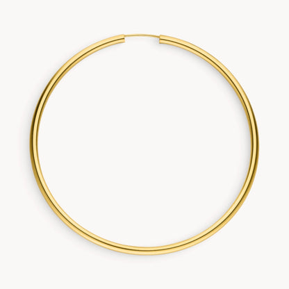 Runddrahtcreole in 333er Gelbgold