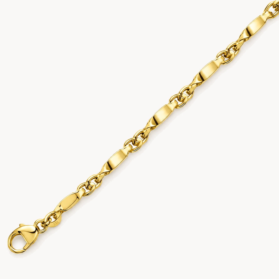 Armband in 333er Gelbgold