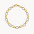 Armband in 333er Gelbgold mit Zirkonia