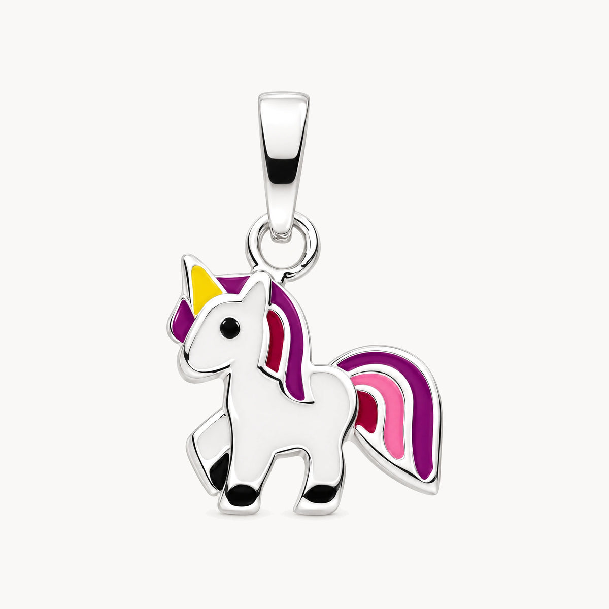 Glücksanhänger „Einhorn“ in 925er Silber