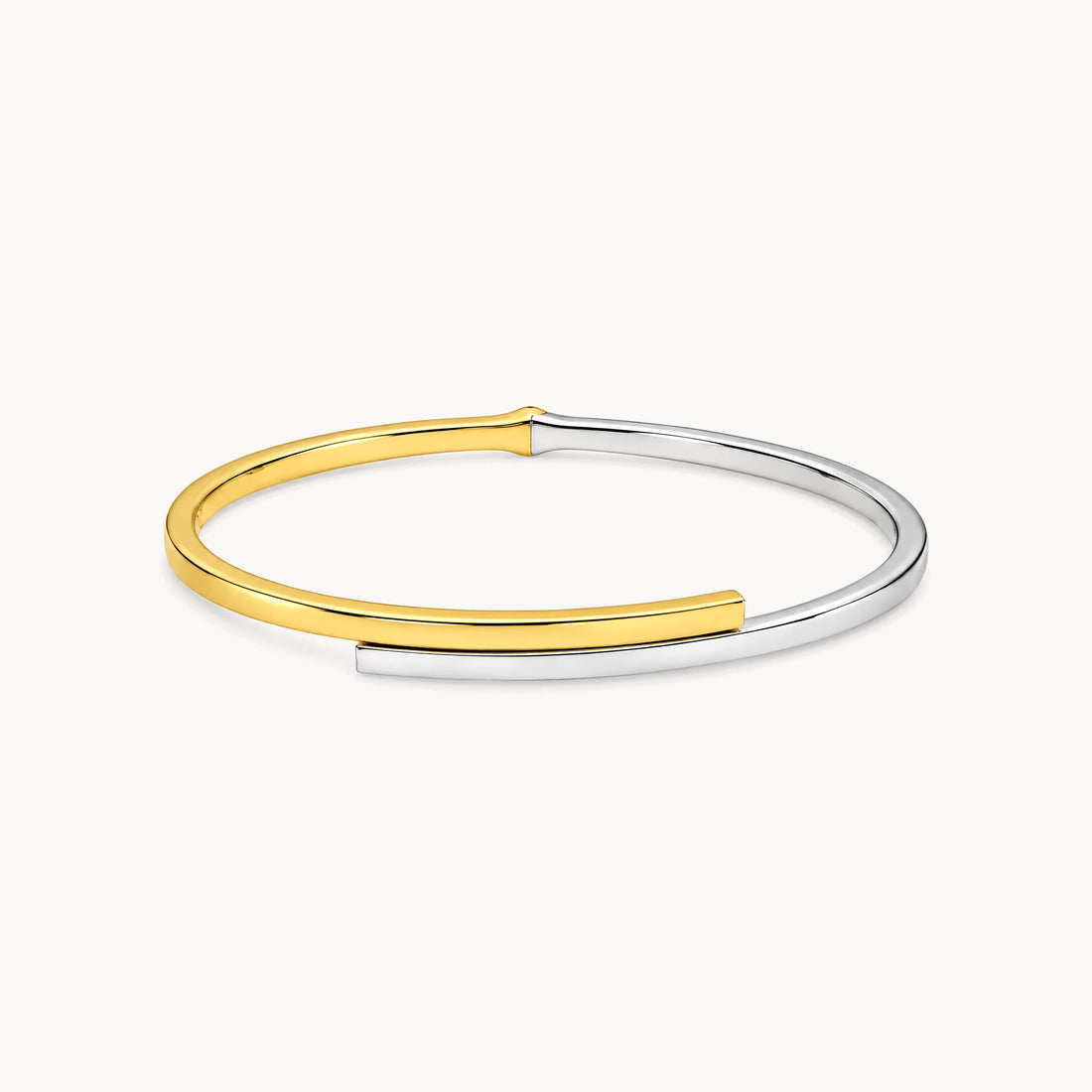 Armspange in 925er Silber bicolor