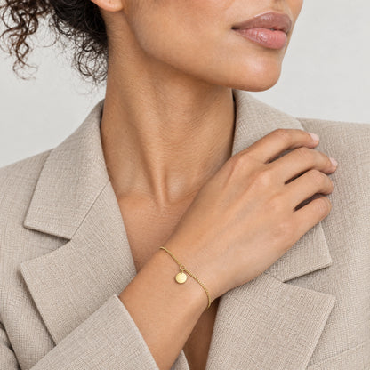 Armband in 925er Silber, getragen