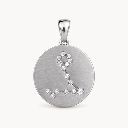 Sternzeichenanhänger in 925er Silber rhodiniert mit Zirkonia – Sternzeichen Fische