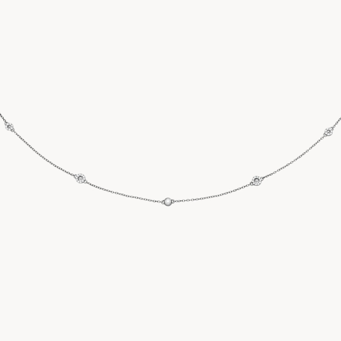 Collier in 750er Gold mit Diamant