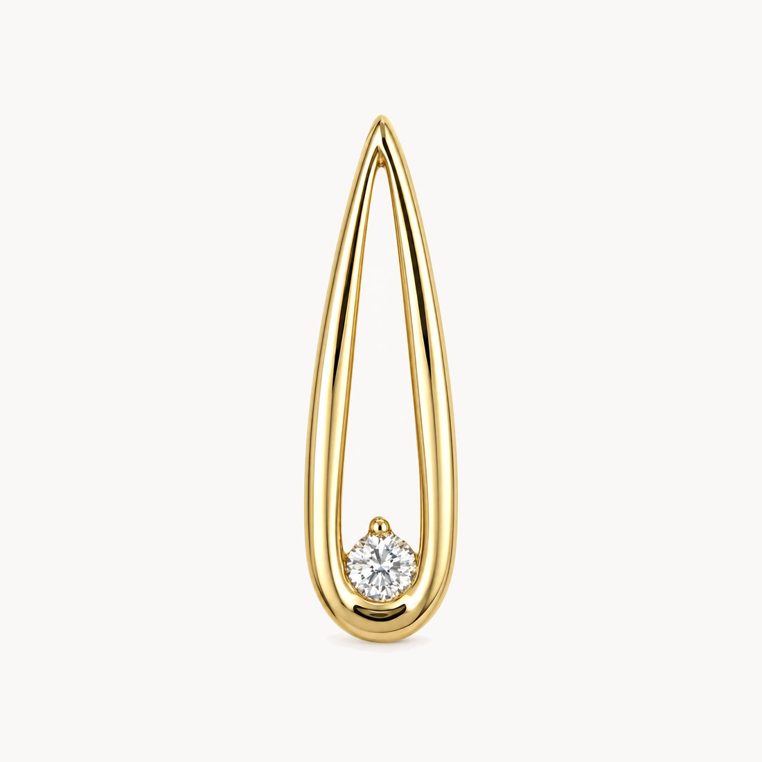 Anhänger in 585er Gelbgold mit Diamant