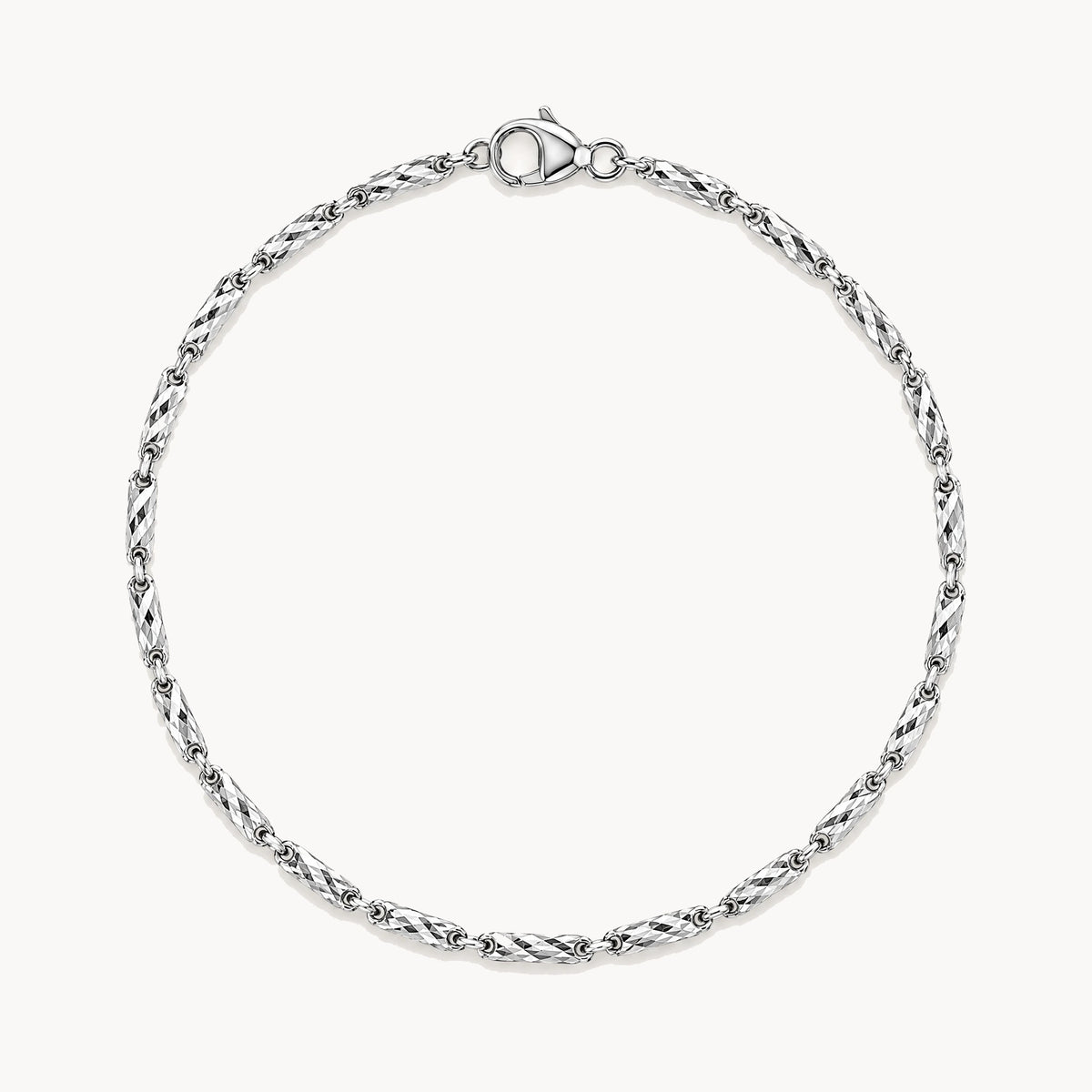 Armband &amp; Kette in 925er Silber rhodiniert – Armband