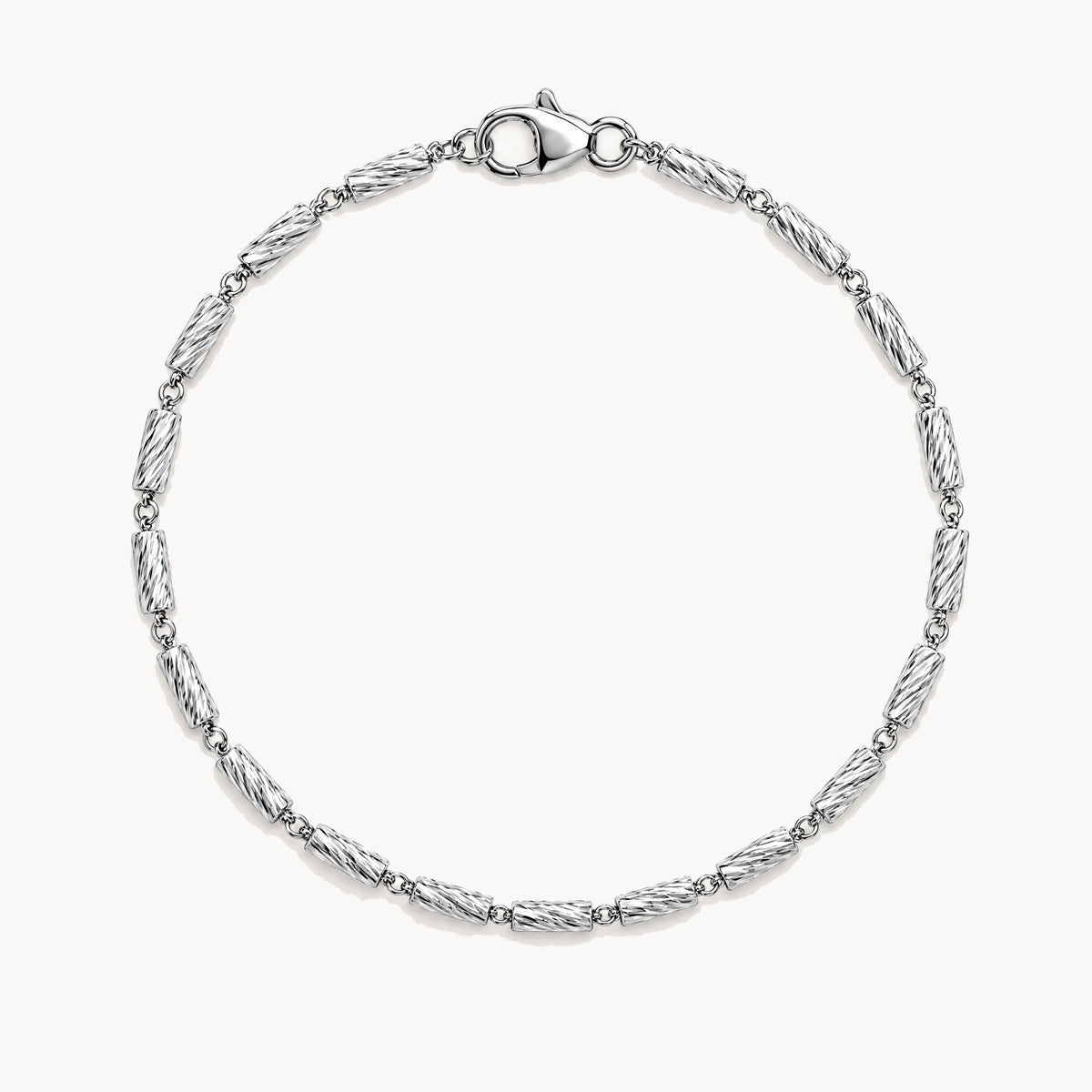 Armband &amp; Kette in 925er Silber rhodiniert – Armband