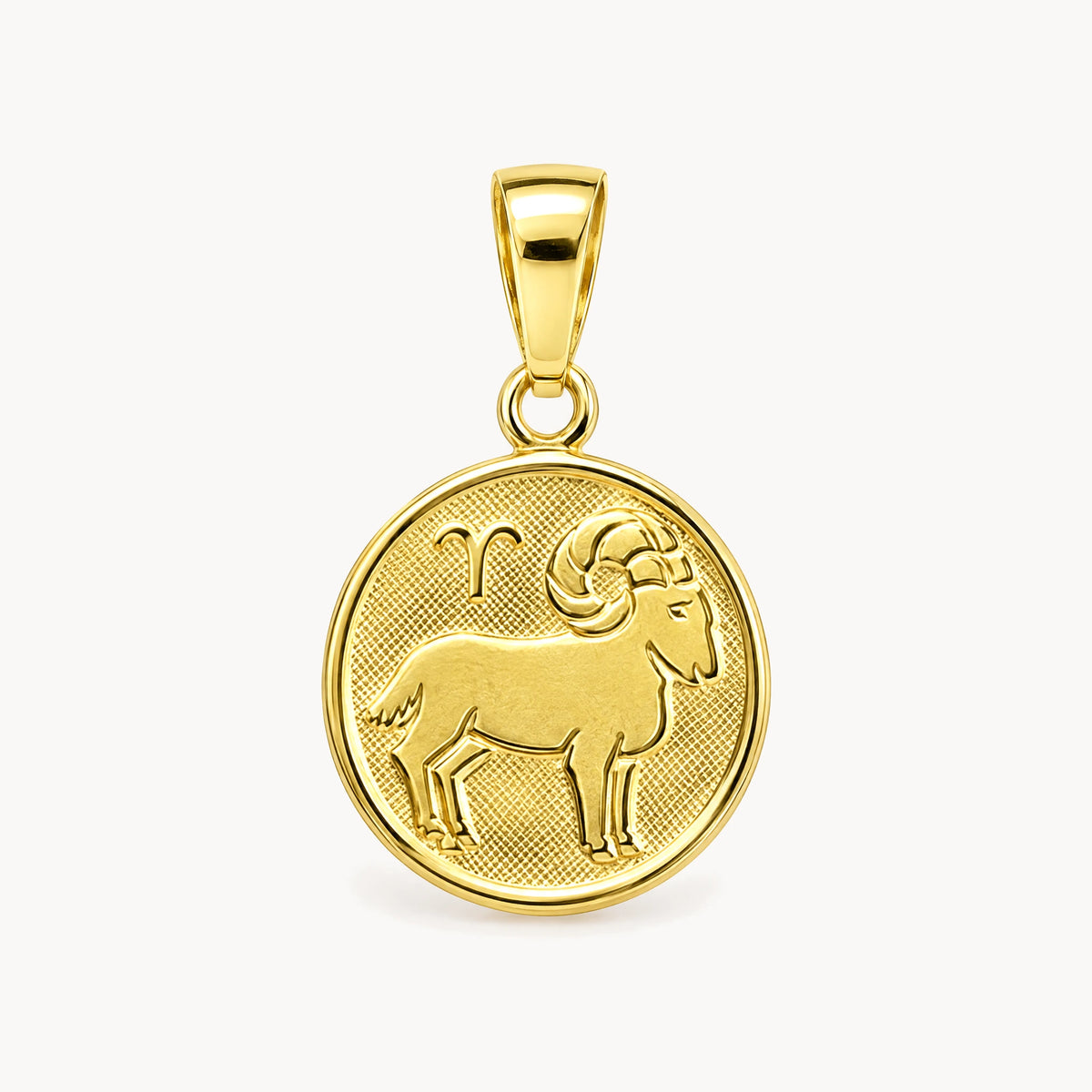 Sternzeichenanhänger in 333er Gelbgold – Sternzeichen Widder