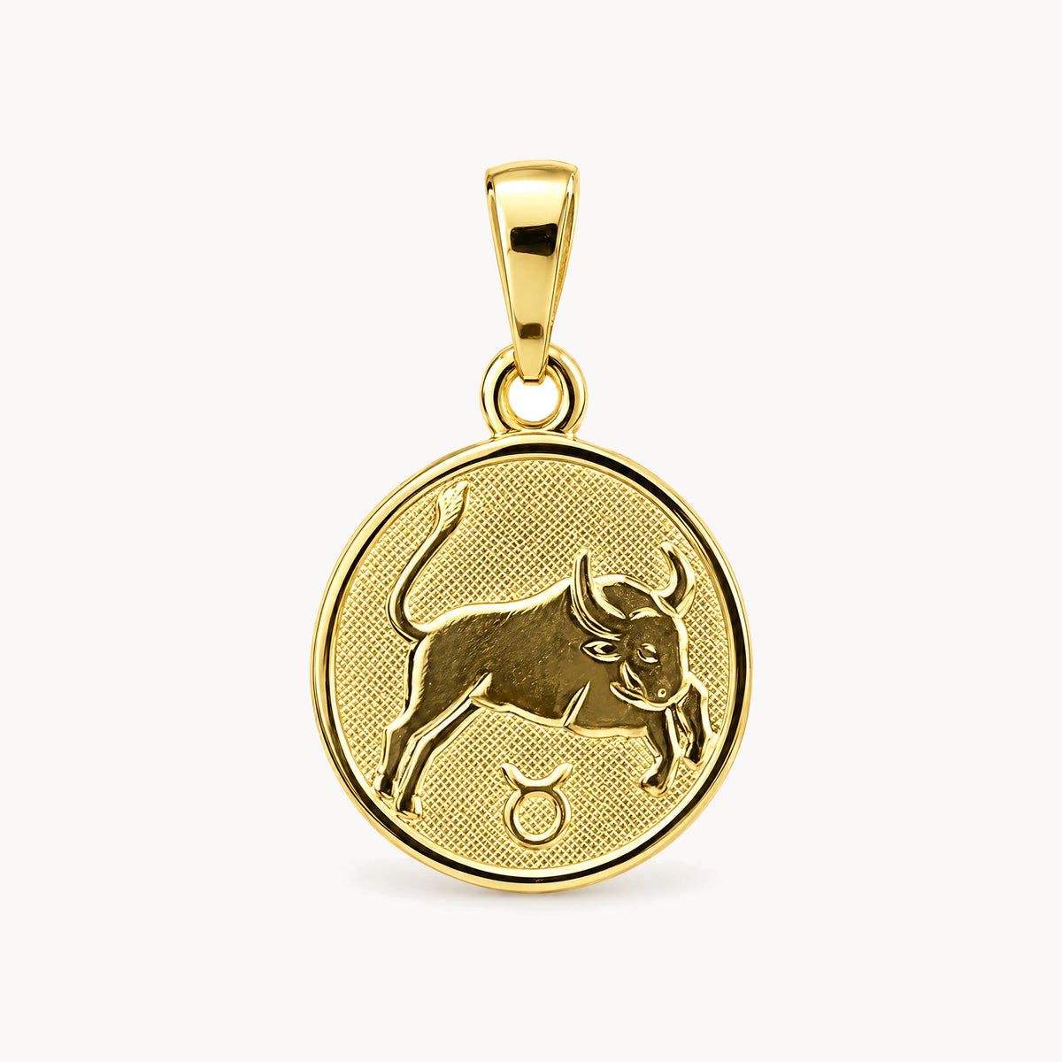 Sternzeichenanhänger in 333er Gelbgold – Sternzeichen Stier