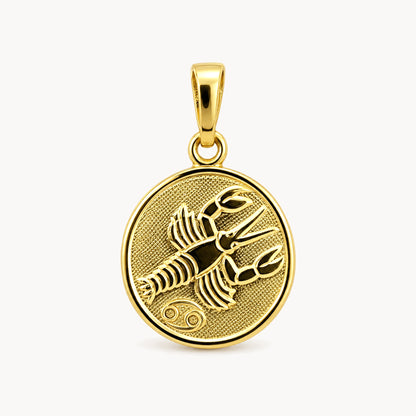 Sternzeichenanhänger in 333er Gelbgold – Sternzeichen Krebs