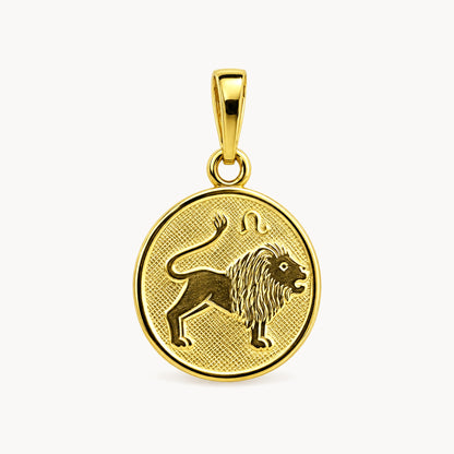 Sternzeichenanhänger in 333er Gelbgold – Sternzeichen Löwe