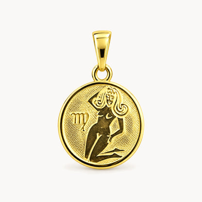 Sternzeichenanhänger in 333er Gelbgold – Sternzeichen Jungfrau