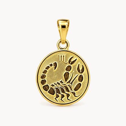 Sternzeichenanhänger in 333er Gelbgold – Sternzeichen Skorpion