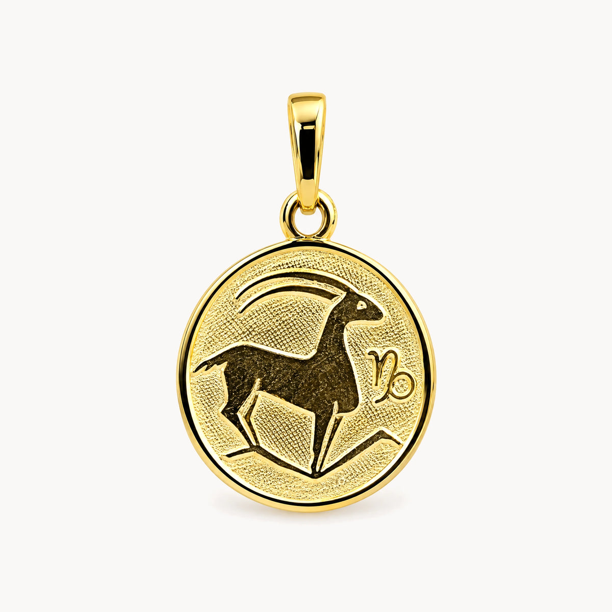 Sternzeichenanhänger in 333er Gelbgold – Sternzeichen Steinbock
