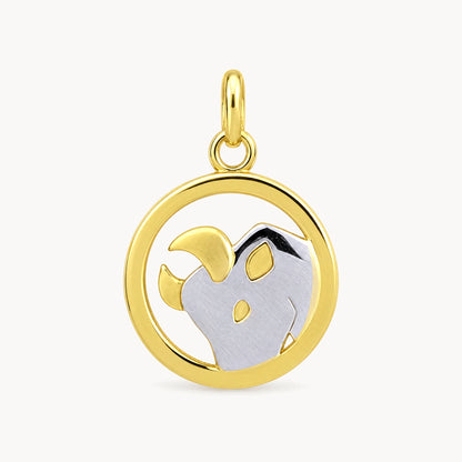 Sternzeichenanhänger in 333er Gelbgold – Sternzeichen Stier