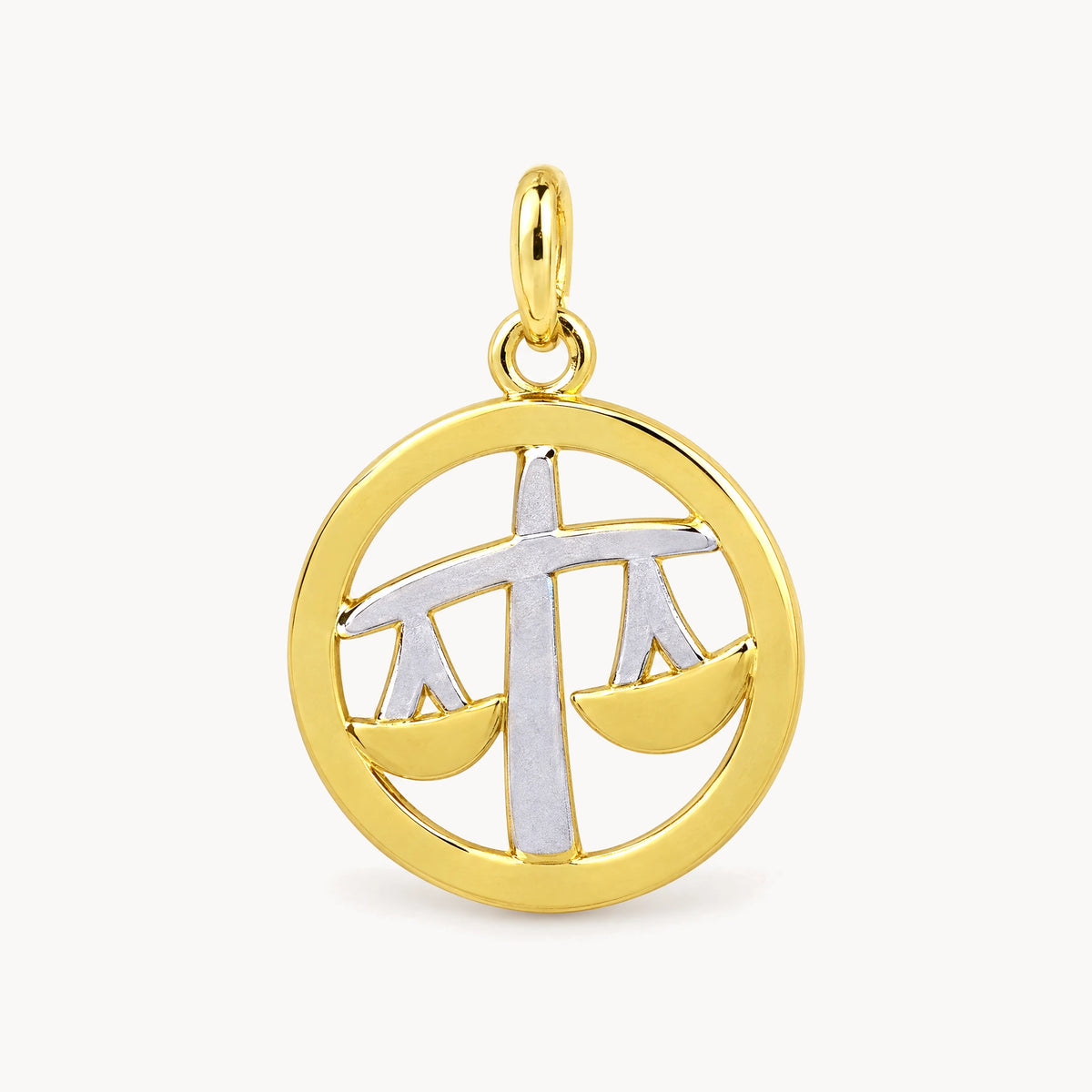 Sternzeichenanhänger in 333er Gelbgold – Sternzeichen Waage
