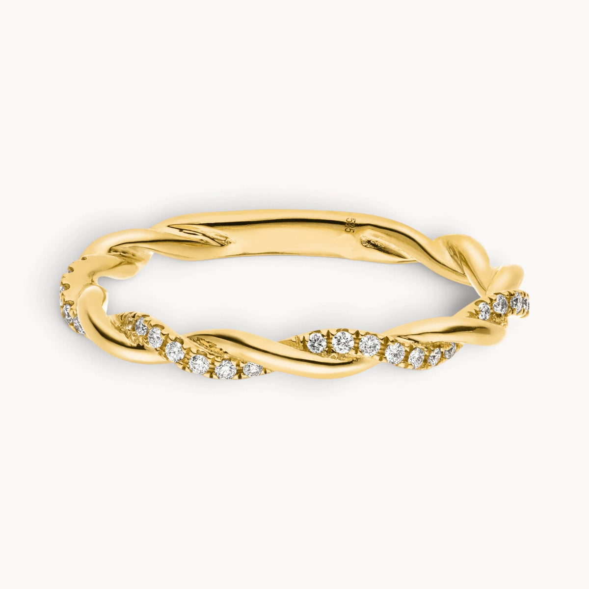 Ring in 585er Gold mit Diamant