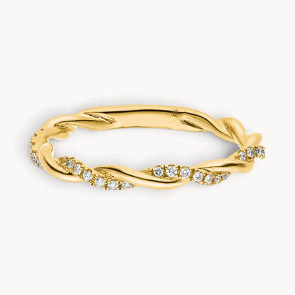 Ring in 585er Gold mit Diamant
