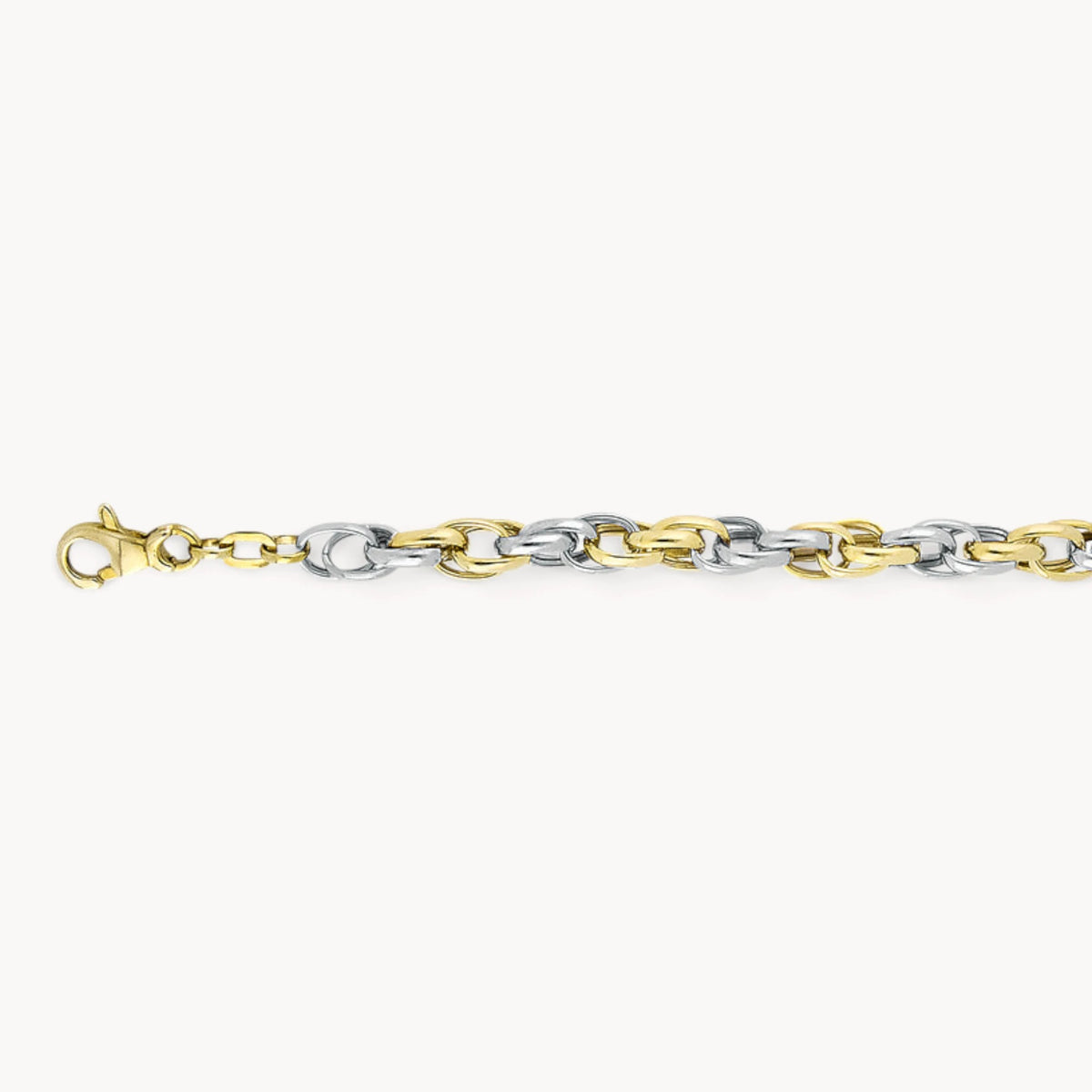 Armband &amp; Kette in 585er Gelbgold &amp; 333er Gelb-/Weißgold