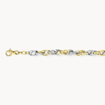 Armband &amp; Kette in 585er Gelbgold &amp; 333er Gelb-/Weißgold