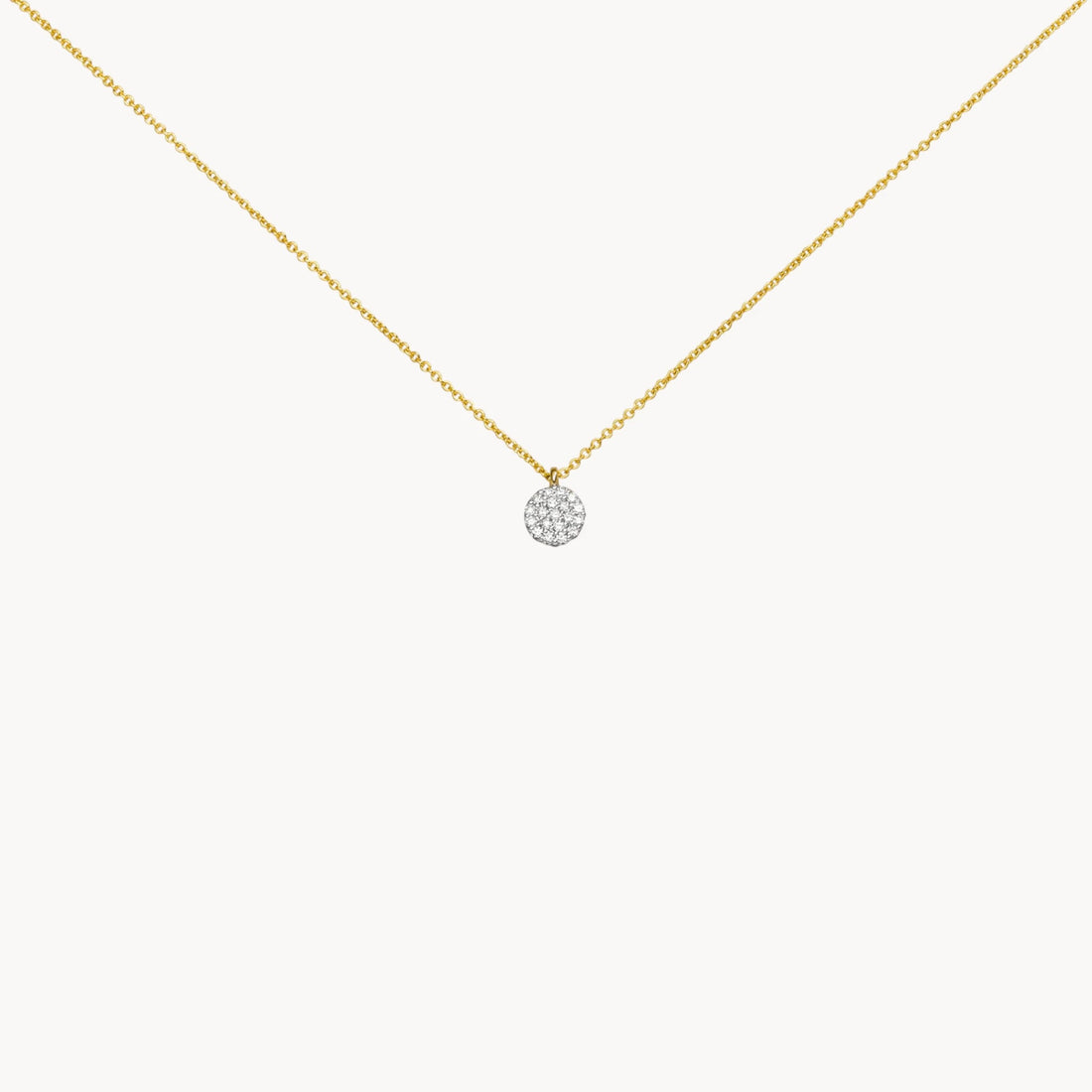 Collier in 585er Gold mit Diamant