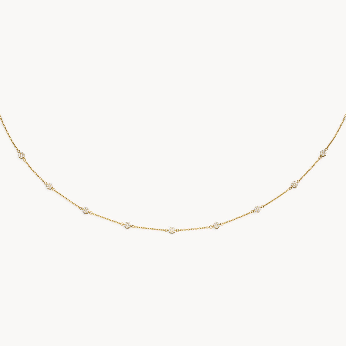 Armband &amp; Kette in Gold mit Zirkonia