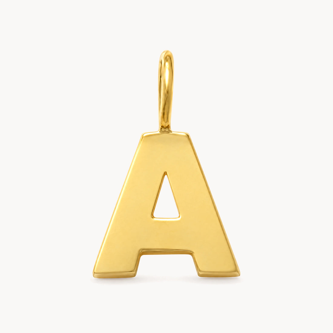 Buchstabenanhänger in 333er Gelbgold – Buchstabe A