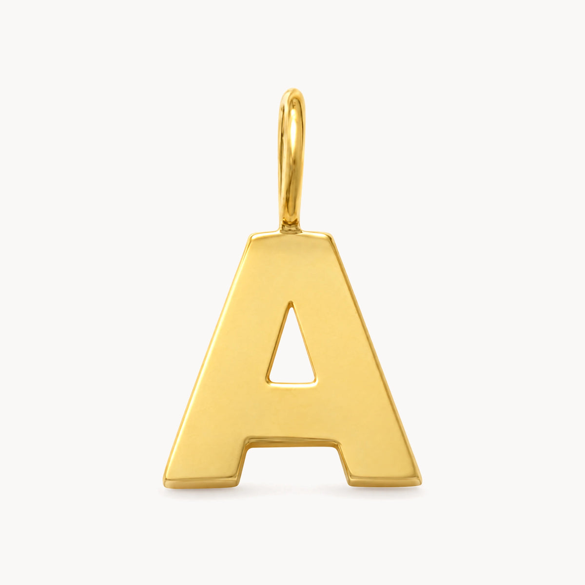 Buchstabenanhänger in 333er Gelbgold – Buchstabe A