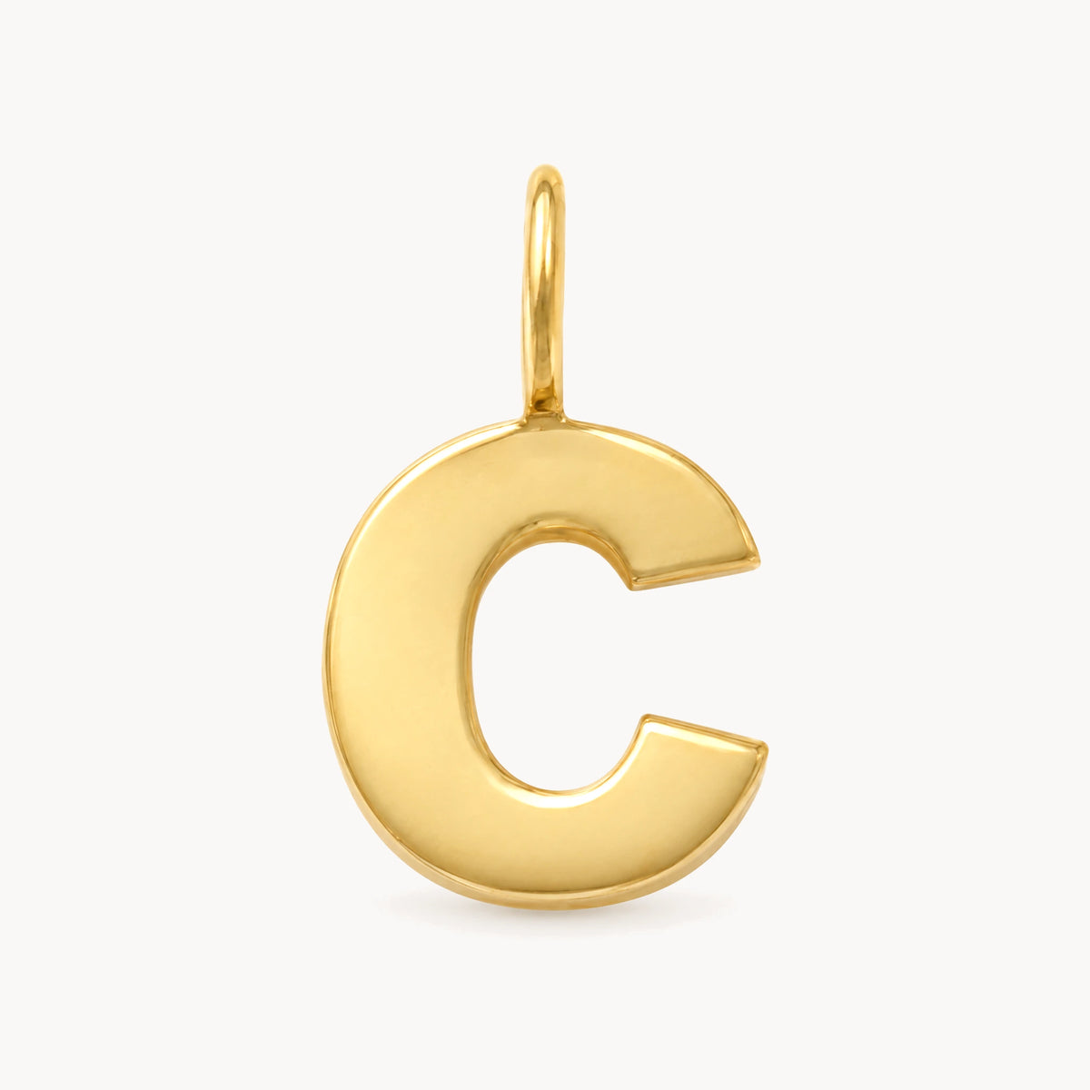 Buchstabenanhänger in 333er Gelbgold – Buchstabe C