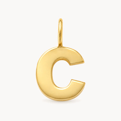 Buchstabenanhänger in 333er Gelbgold – Buchstabe C