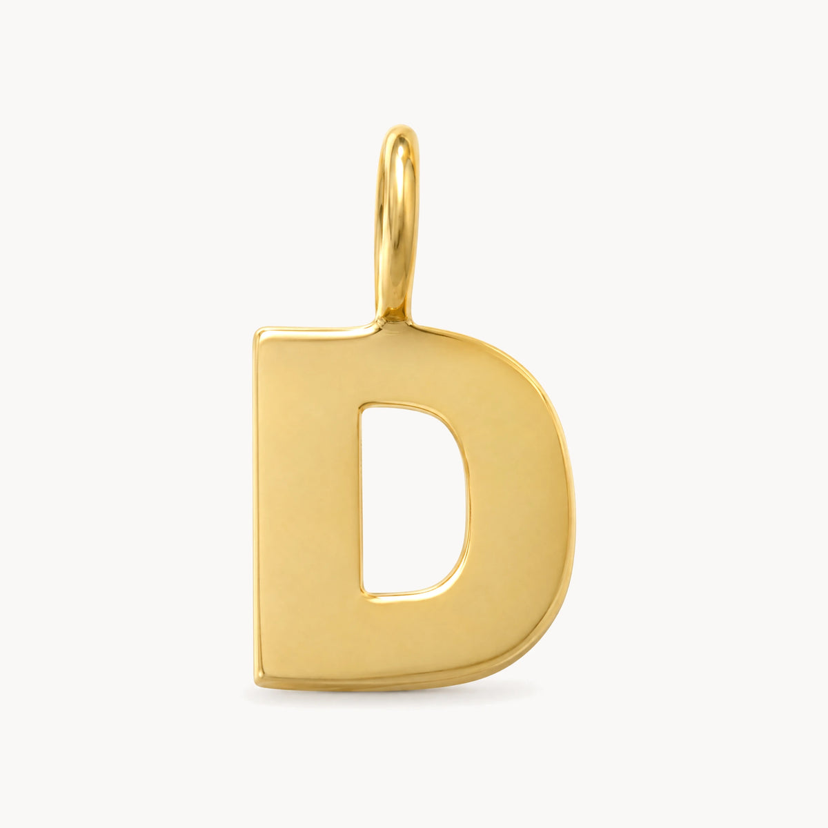 Buchstabenanhänger in 333er Gelbgold – Buchstabe D
