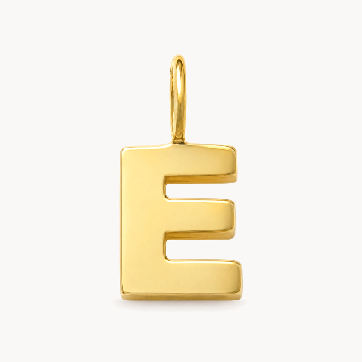 Buchstabenanhänger in 333er Gelbgold – Buchstabe E