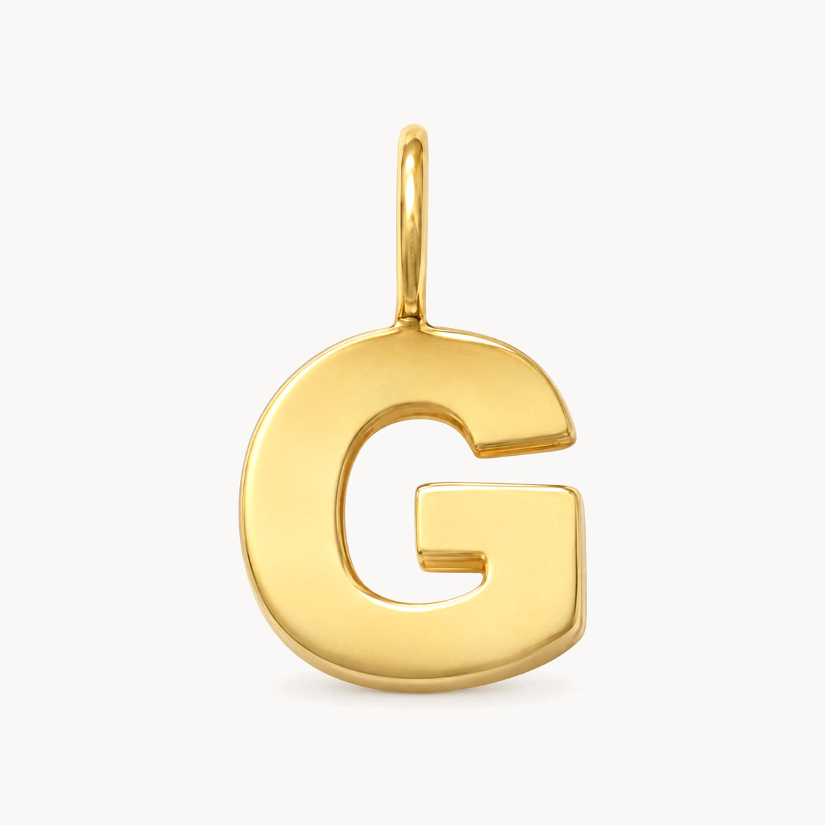 Buchstabenanhänger in 333er Gelbgold – Buchstabe G