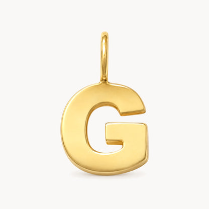Buchstabenanhänger in 333er Gelbgold – Buchstabe G