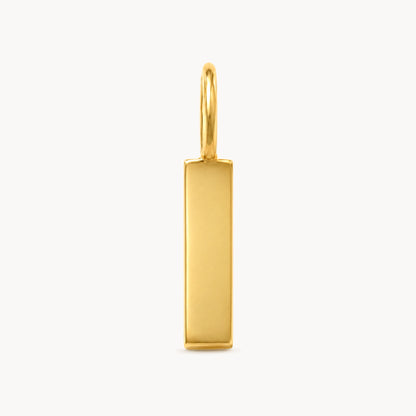 Buchstabenanhänger in 333er Gelbgold – Buchstabe I