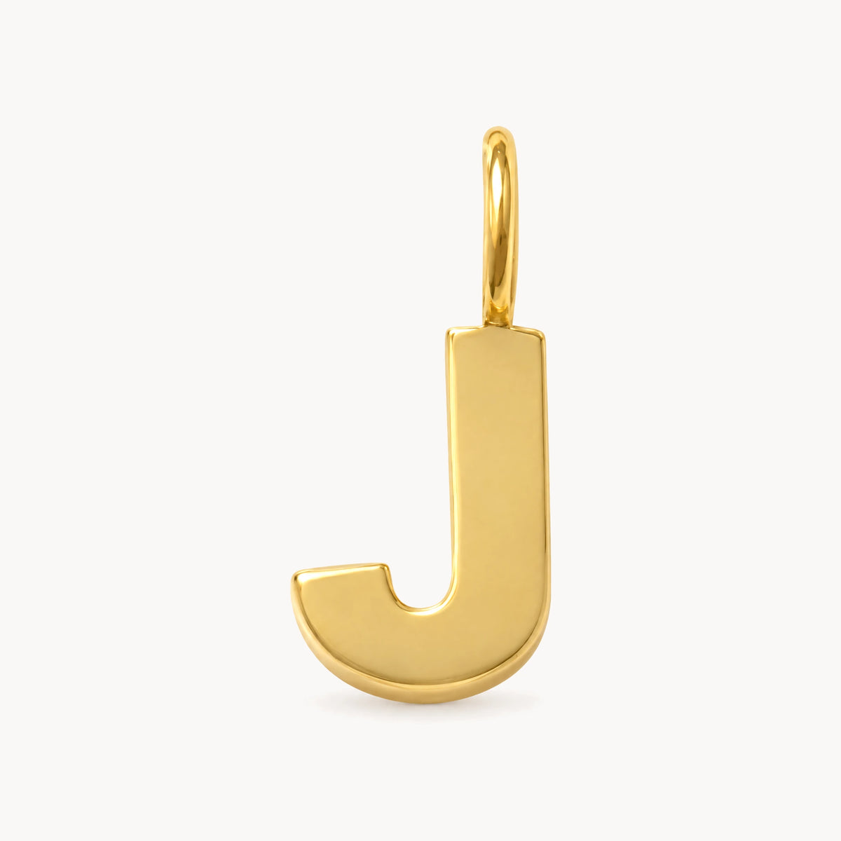 Buchstabenanhänger in 333er Gelbgold – Buchstabe J