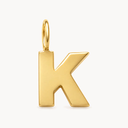 Buchstabenanhänger in 333er Gelbgold – Buchstabe K