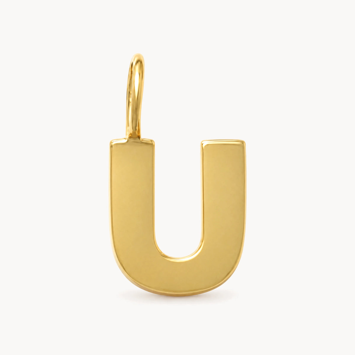 Buchstabenanhänger in 333er Gelbgold – Buchstabe U