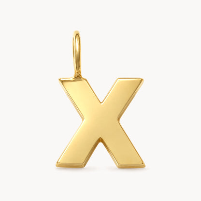 Buchstabenanhänger in 333er Gelbgold – Buchstabe X