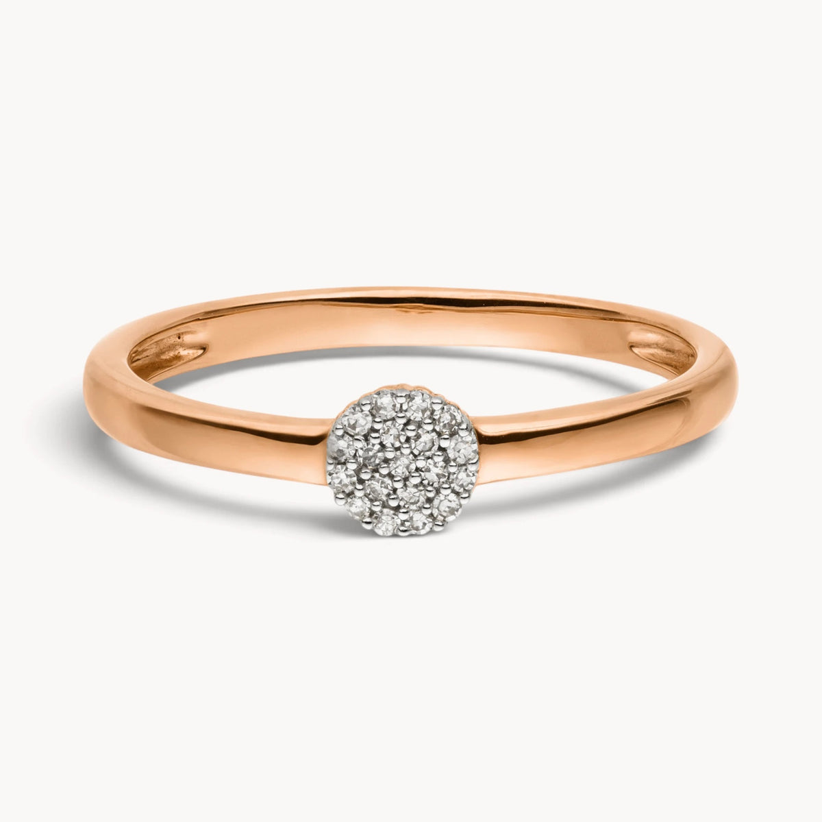 Ring in 585er Gold mit Diamant