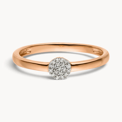 Ring in 585er Gold mit Diamant