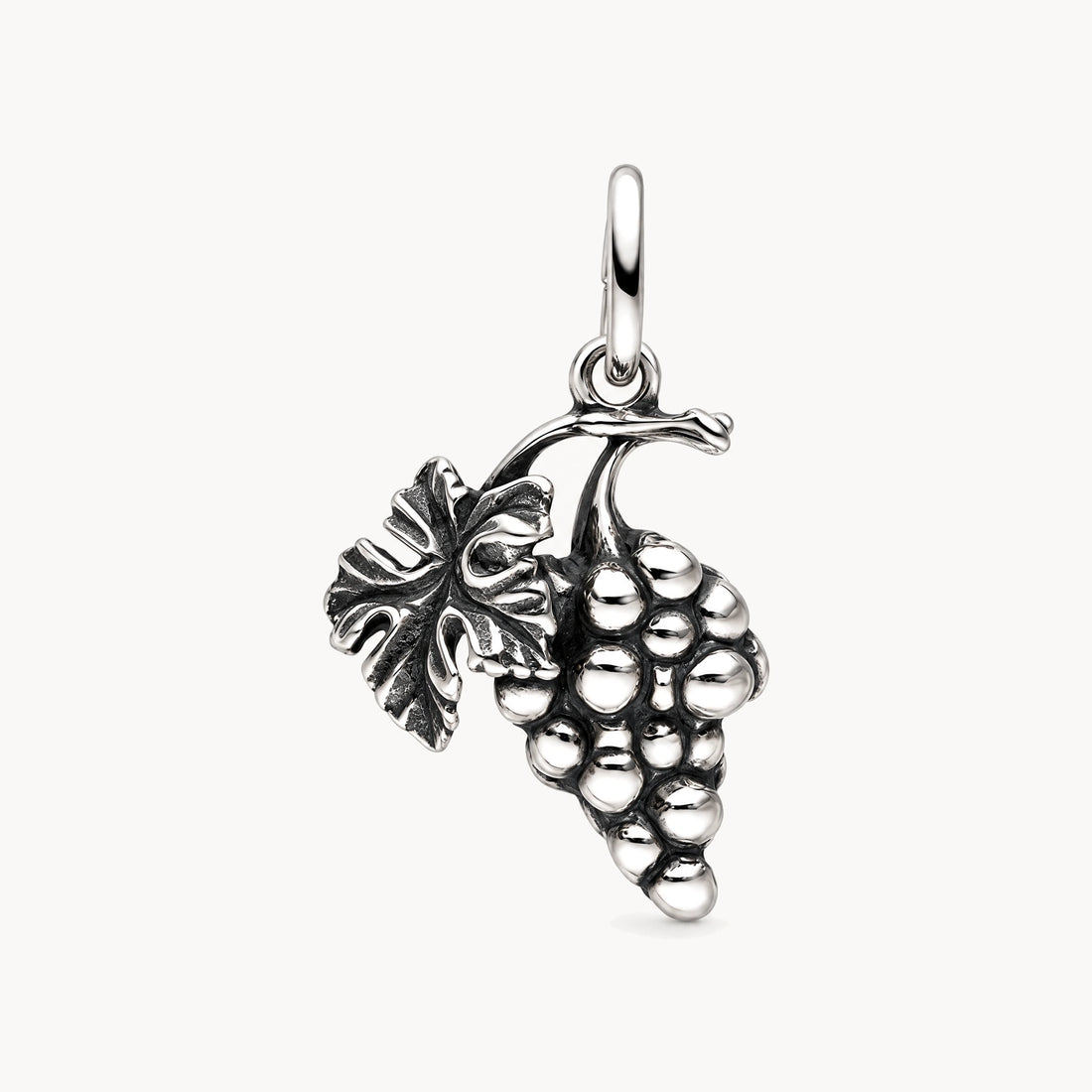 Glücksanhänger in 925er Silber oxidiert