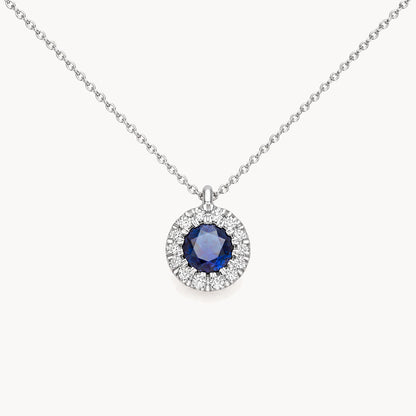 Collier in 585er Gold mit Farbsteinen &amp; Diamant